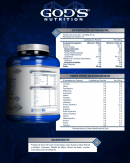 GOD'S WHEY PROTEIN 5 LBS